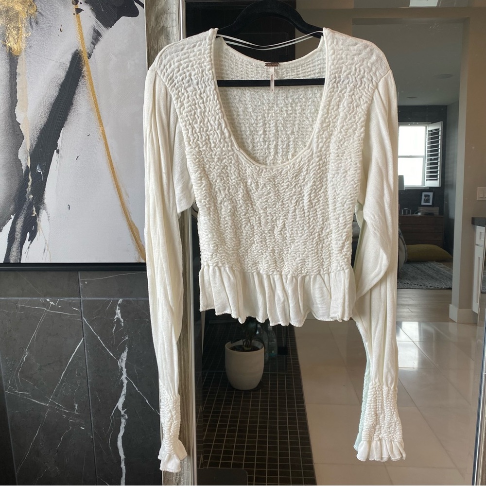 Free People Free Spirit Pullover in Cream